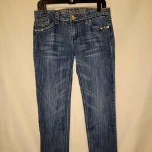 h&g Jeans, low-rise, straight-leg, style 11749, Size 13 juniors